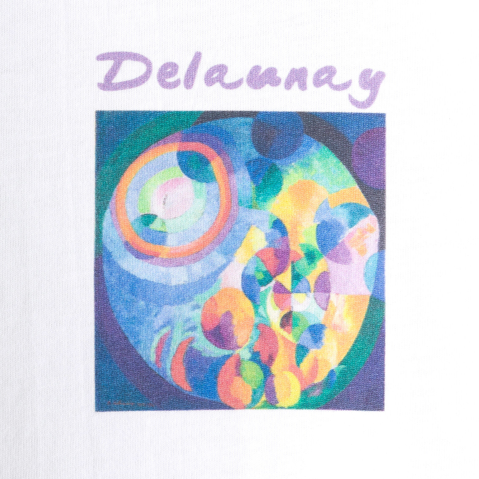 Tee shirt imprimé licence Delaunay