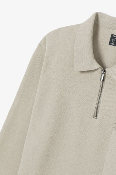 Polo in tricot met ritskraag assortiment performan