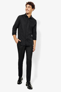 Chemise sans repassage slim en coton