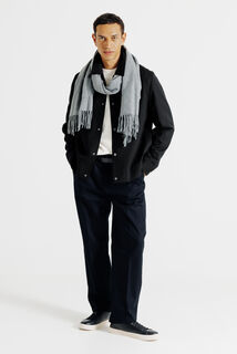 Veste pressionn&eacute;e col chemise