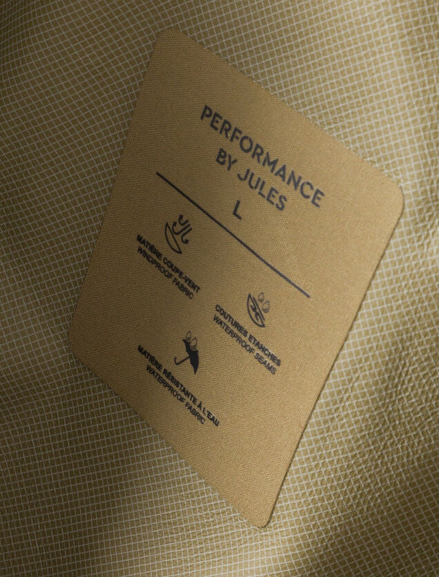 Parka longue waterproof &agrave; capuche