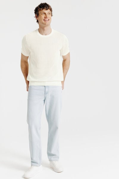 Tee shirt en maille manches courtes