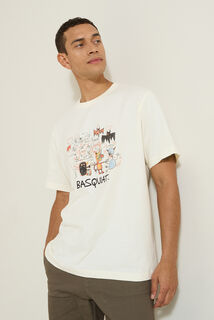 Tee shirt licence Basquiat
