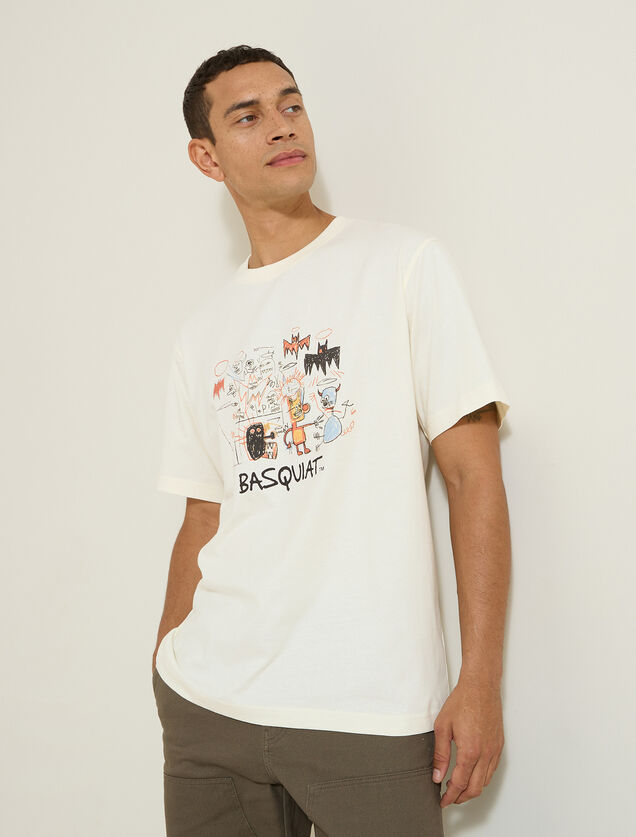 Tee shirt licence Basquiat