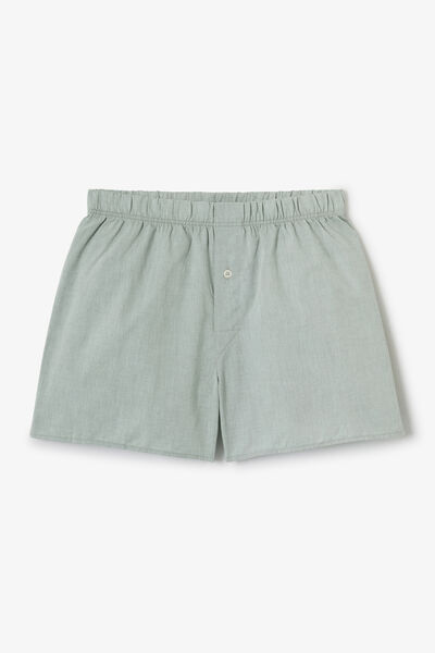 Caleçon uni en coton