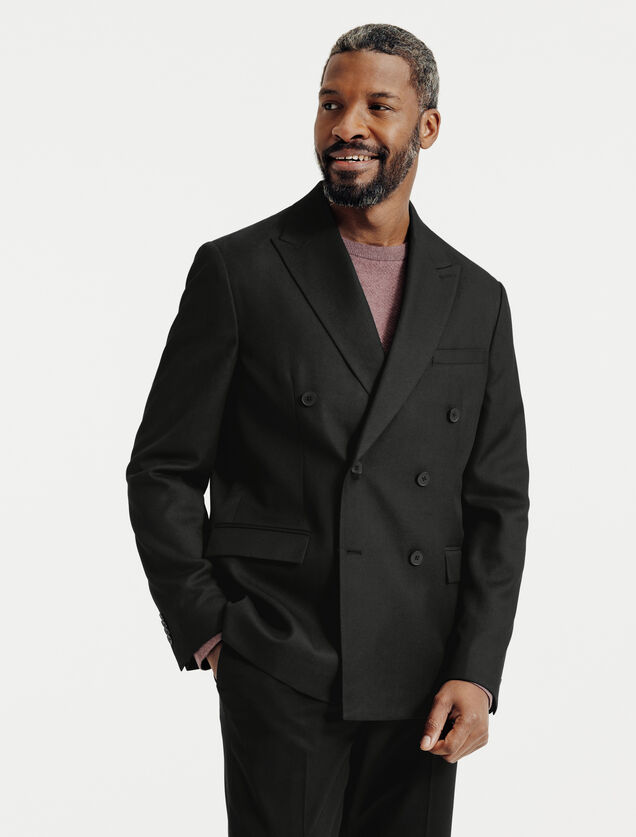 Comfortabel gekruist kostuumvest