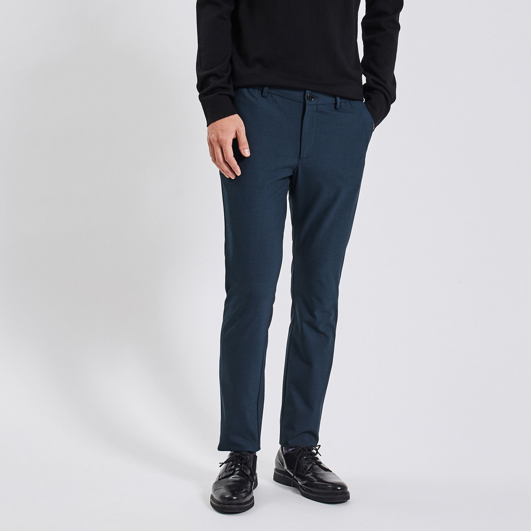 Pantalon carreaux Bleu homme Jules