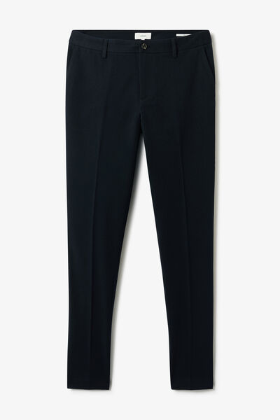 Pantalon chino slim en flanelle