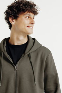 Sweat &agrave; capuche zipp&eacute;
