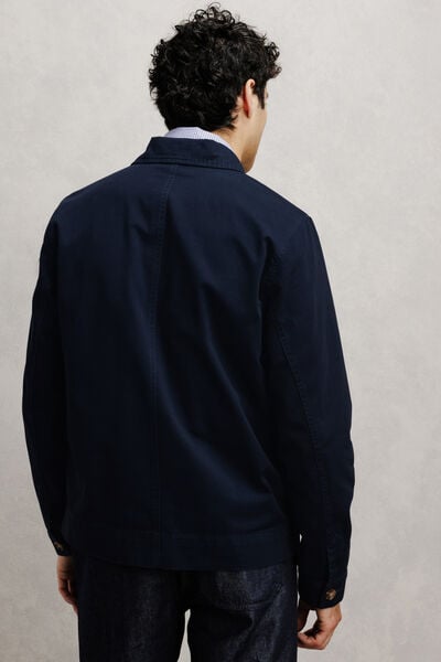 Veste col chemise boutonn&eacute;e mi-saison