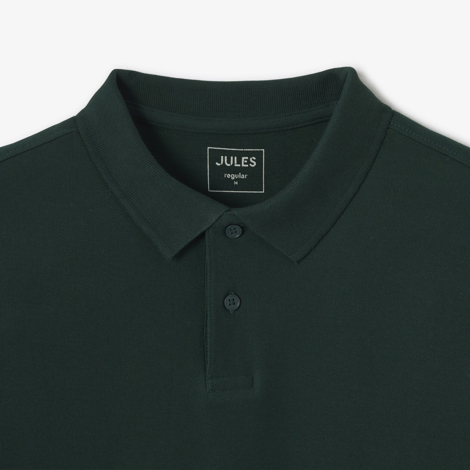 Polo manches courtes piqué uni