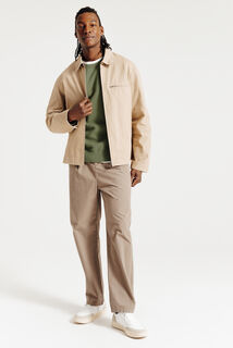 Trui ronde hals in fantasie-stekenpatroon