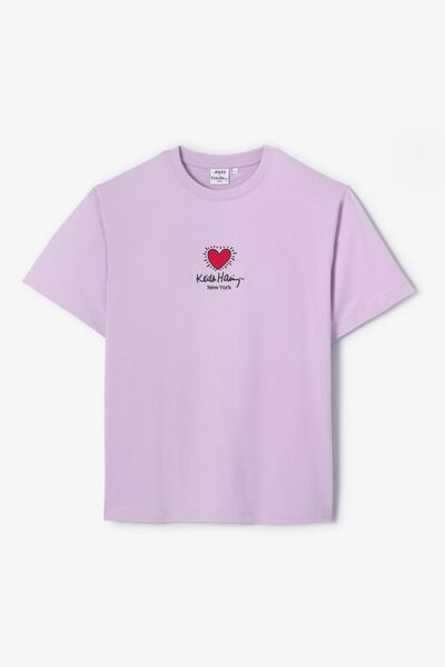 Tee shirt imprim&eacute; devant dos licence Keith Haring