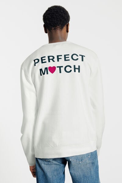 Sweat col rond animation Saint-Valentin