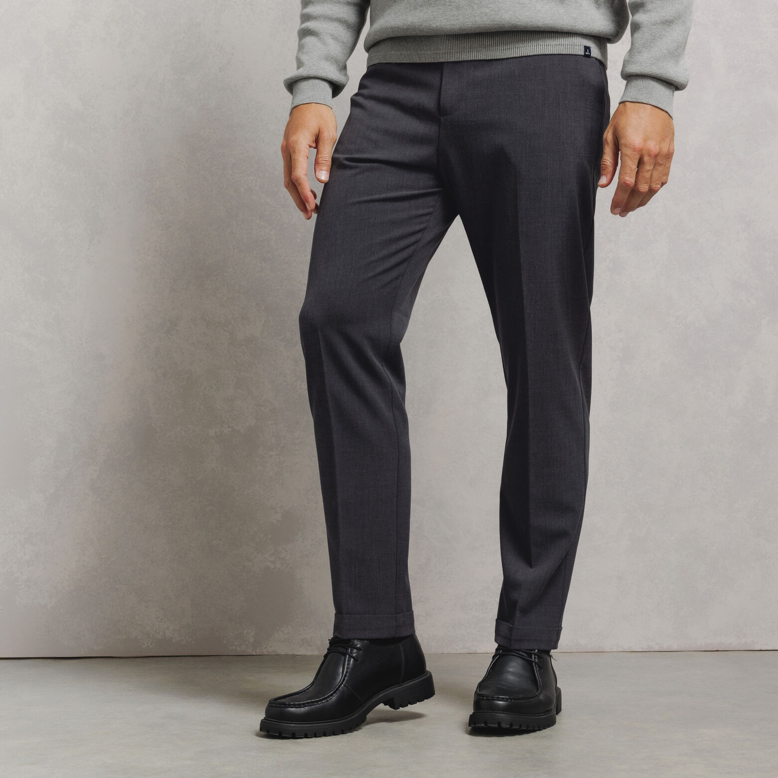 Pantalon tapered taille &eacute;lastiqu&eacute;e