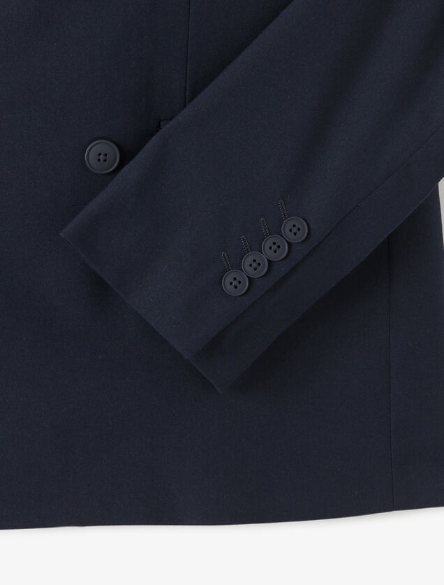 Veste de costume crois&eacute;e confort