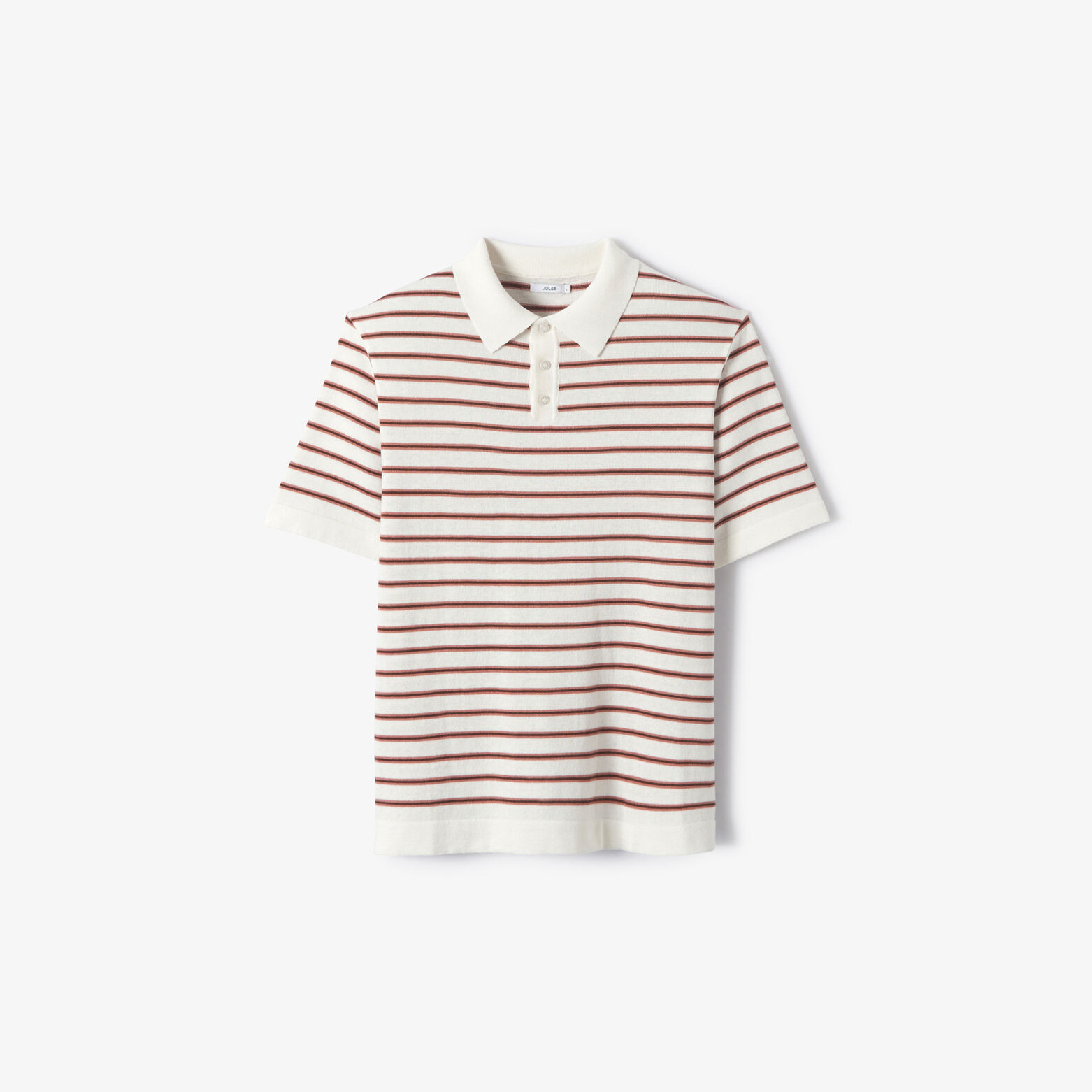 Polo en maille ray&eacute;