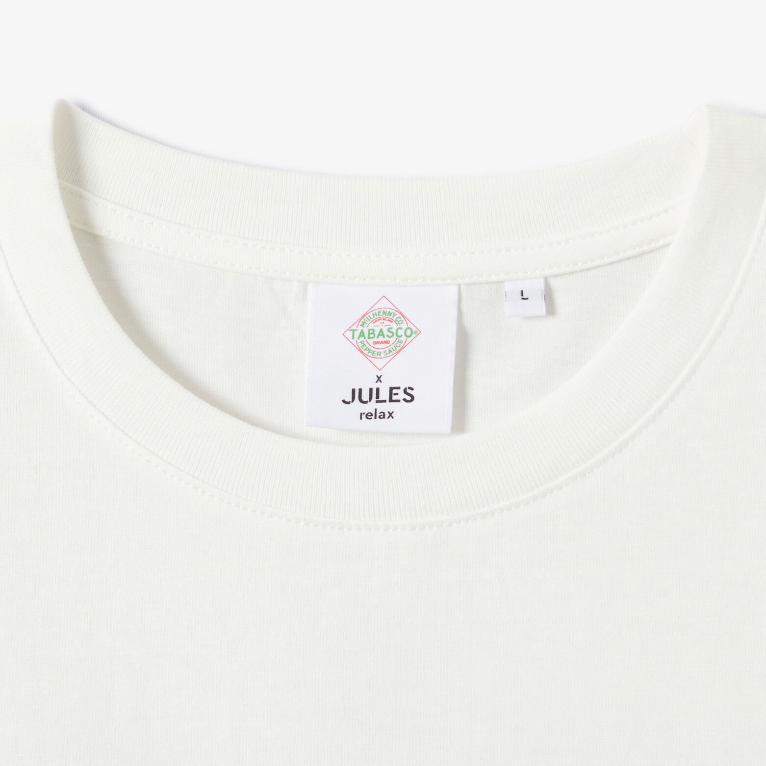 Tee shirt imprim&eacute; poitrine licence Tabasco