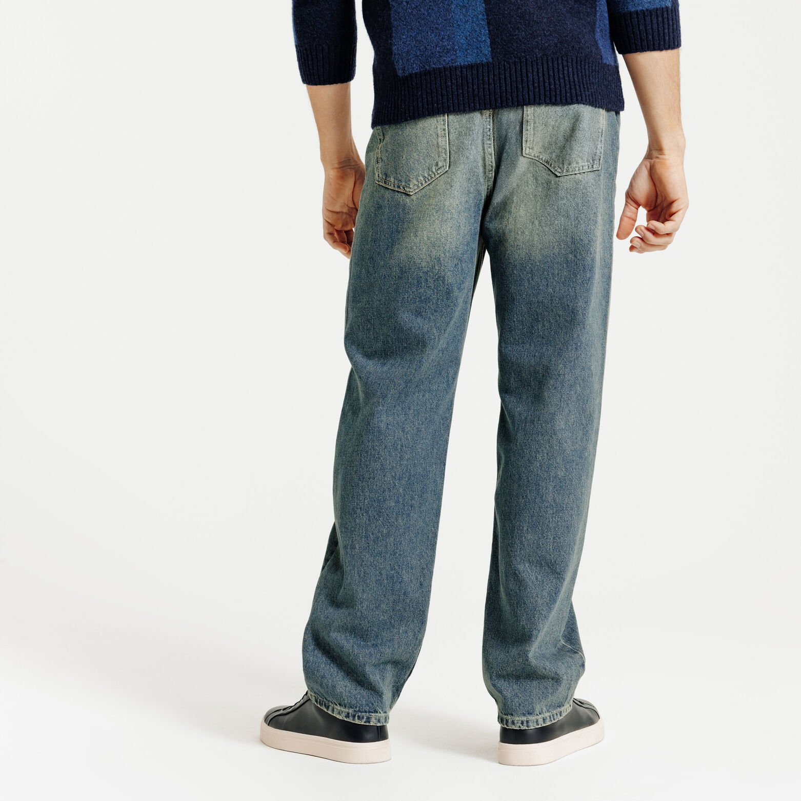 Jean baggy avec ceinture