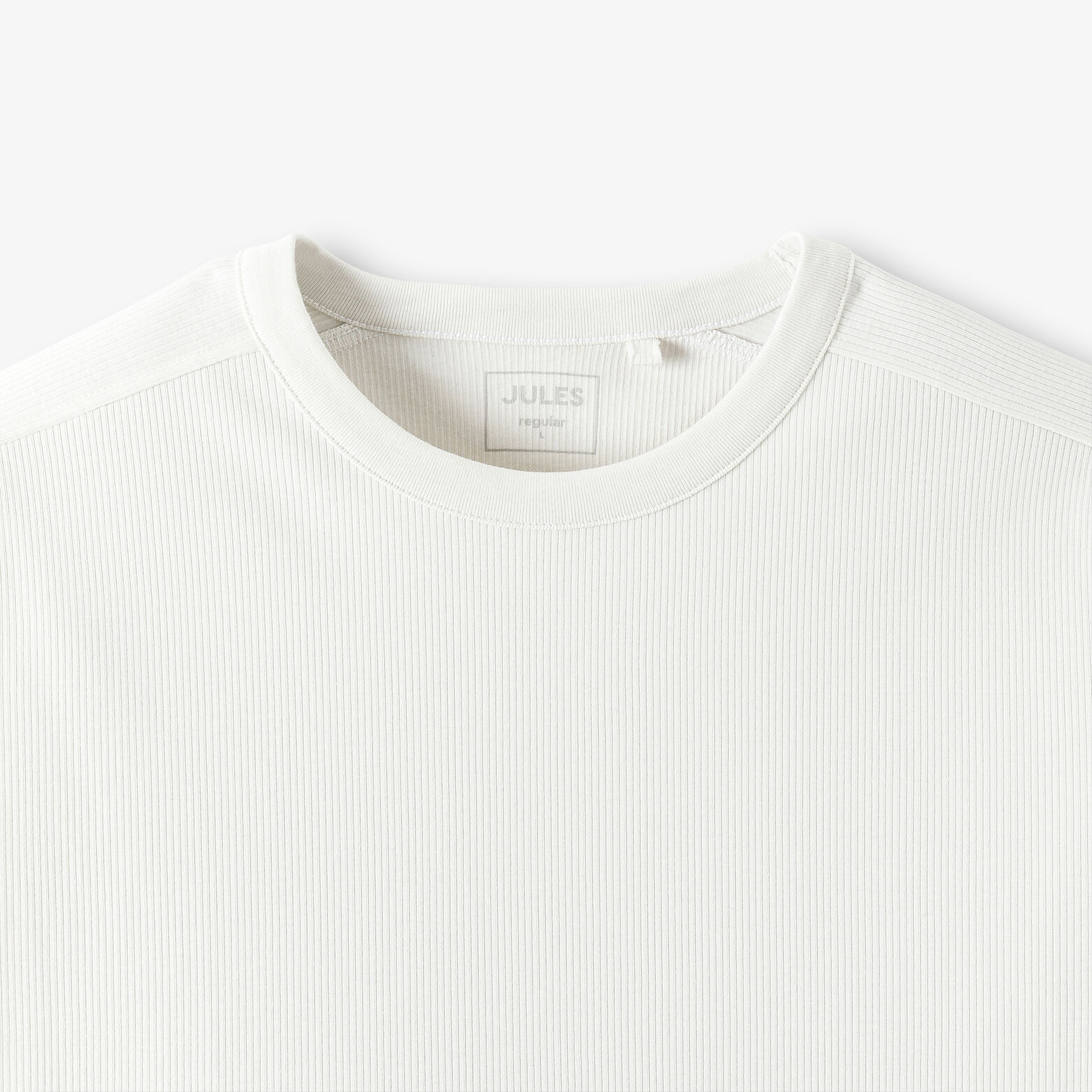 Tee shirt en c&ocirc;te manches longues