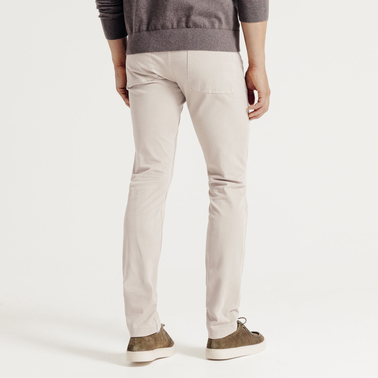 Pantalon 5 poches slim mati&egrave;re bi-stretch
