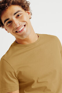 Tee shirt en coton col rond basique
