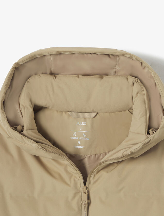 Doudoune zipp&eacute;e &agrave; capuche