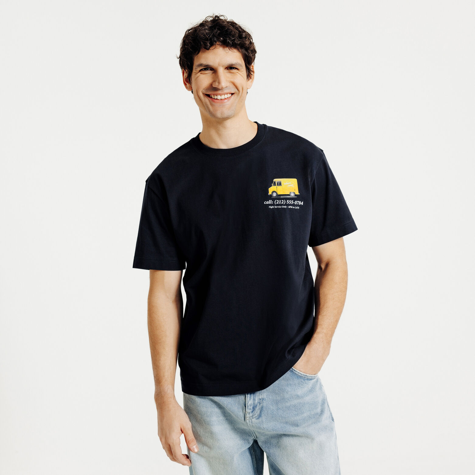 Tee shirt imprim&eacute; devant dos NYC