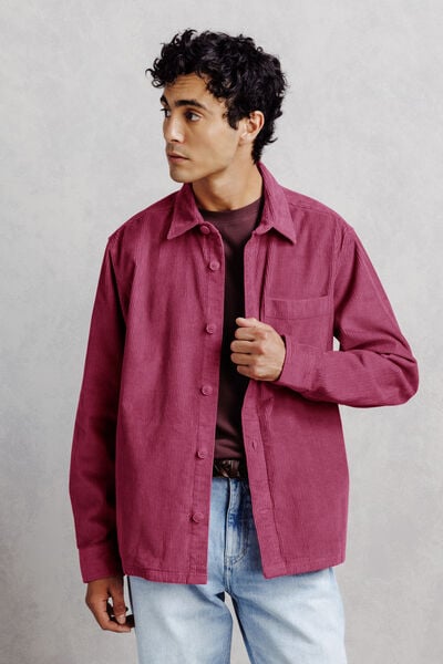 Surchemise en velours unie 100% coton