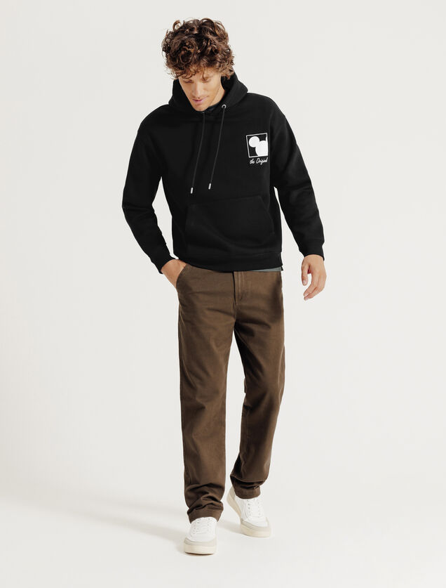 Sweat &agrave; capuche imprim&eacute; licence Mickey