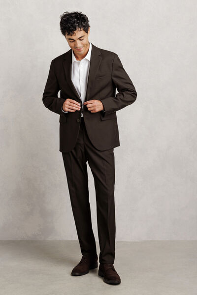 Veste de costume confort unie
