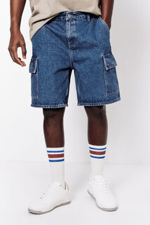 Bermuda baggy en jean