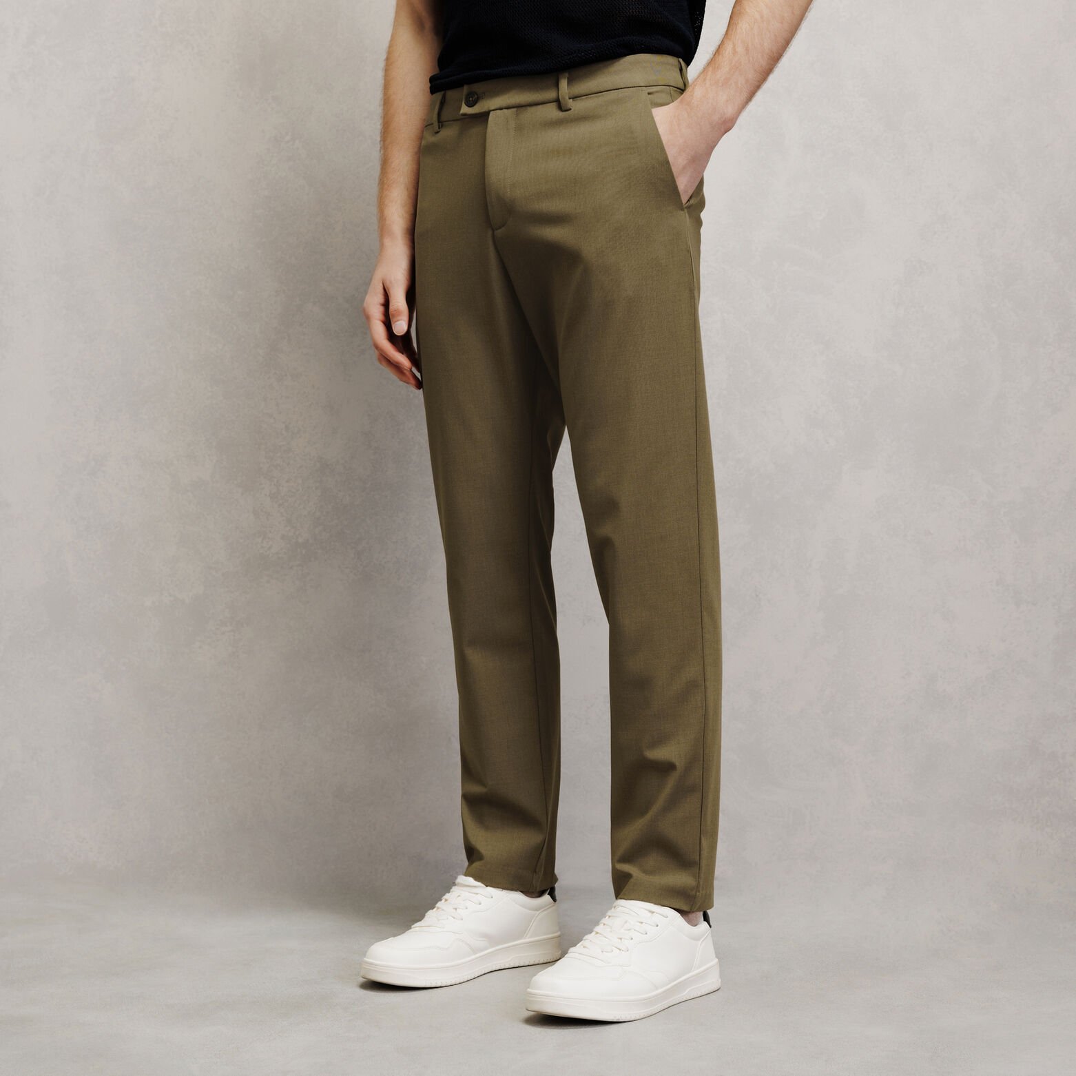 Tapered fit broek