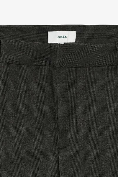 Geruite slim chinobroek