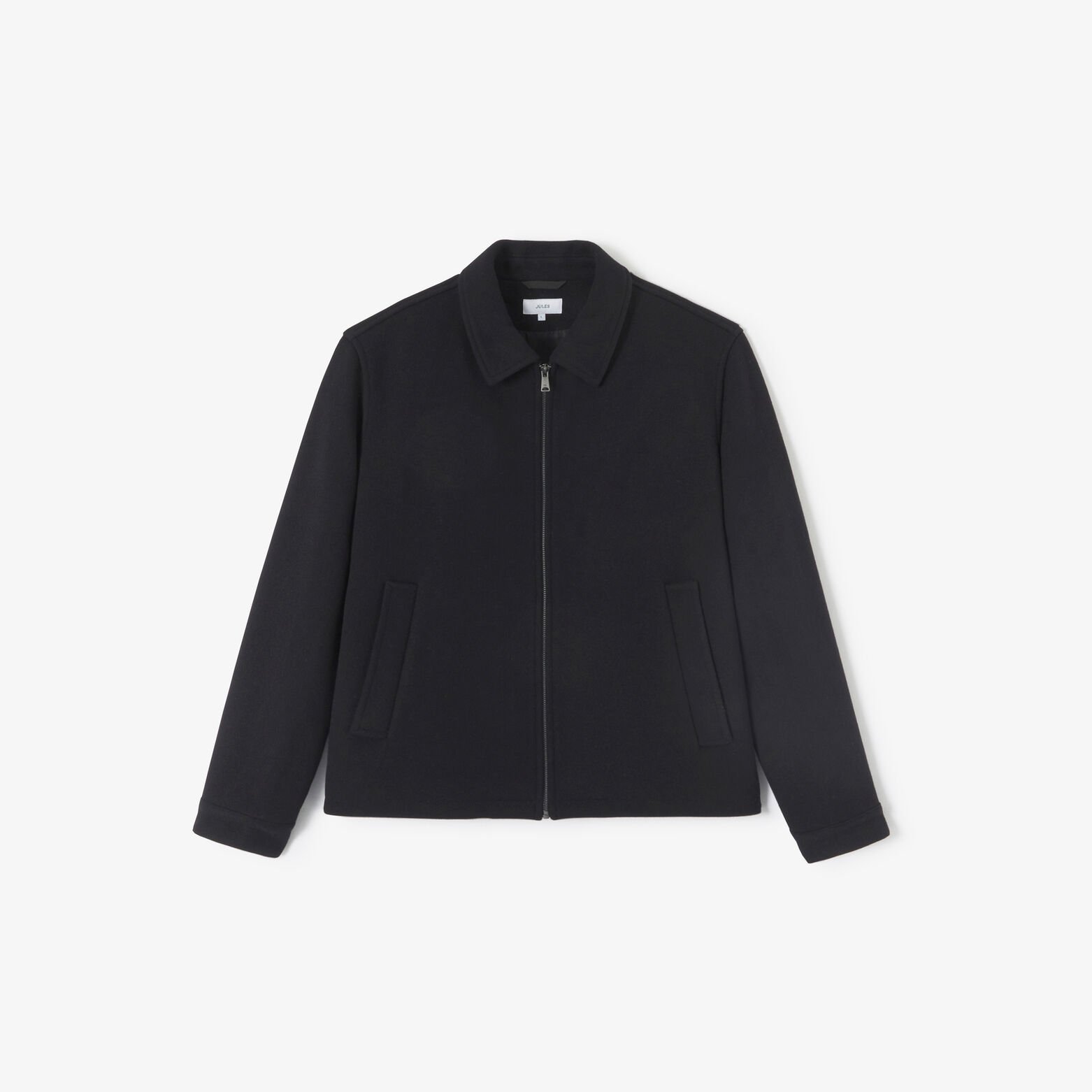 Blouson col chemise zippé