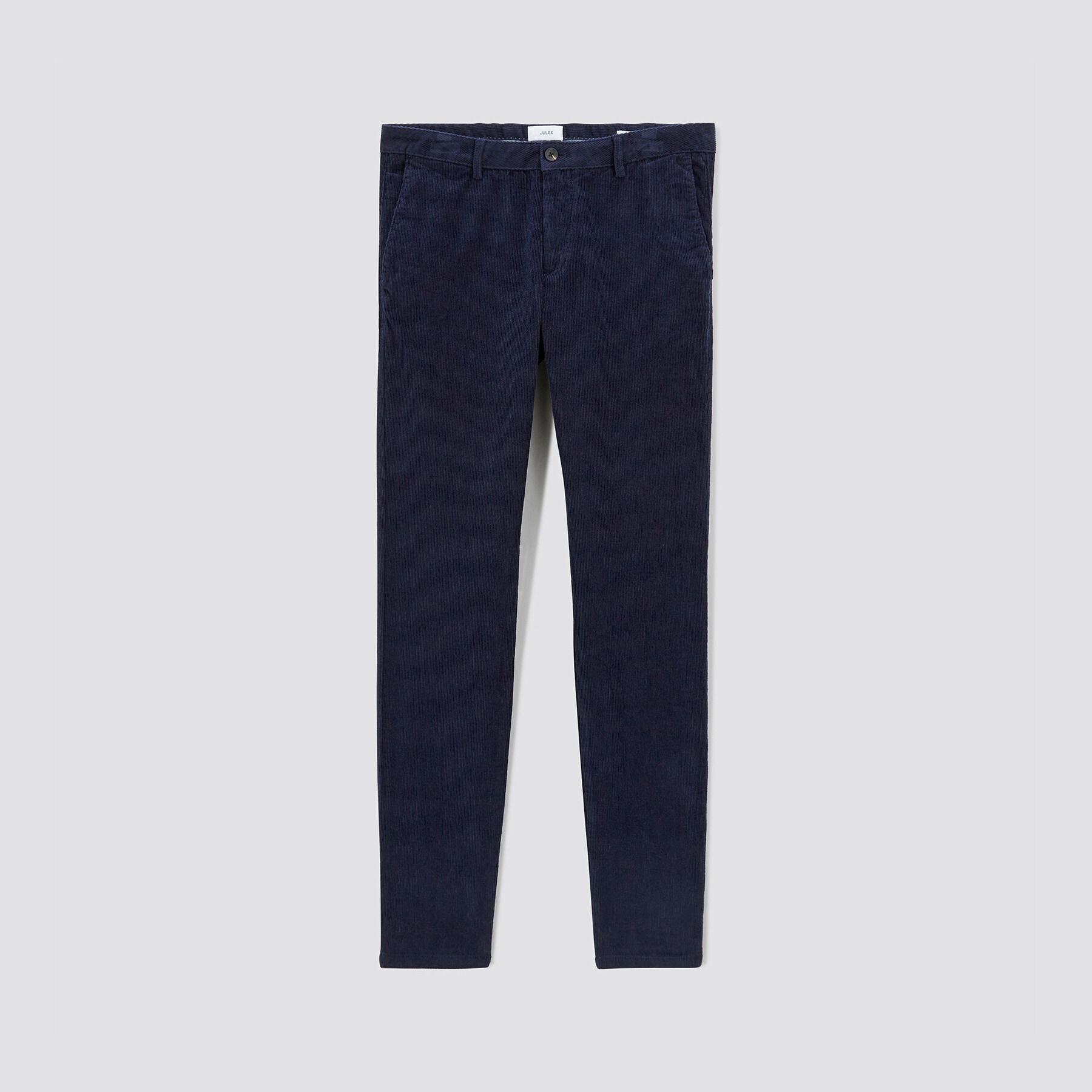 Pantalon chino en velours contient du coton recycl