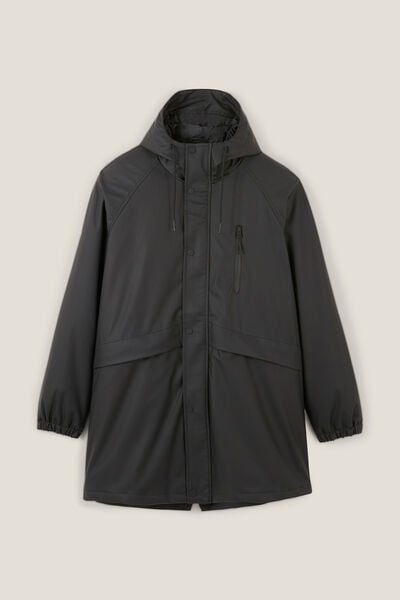 Parka longue &agrave; capuche