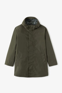 Parka longue waterproof &agrave; capuche