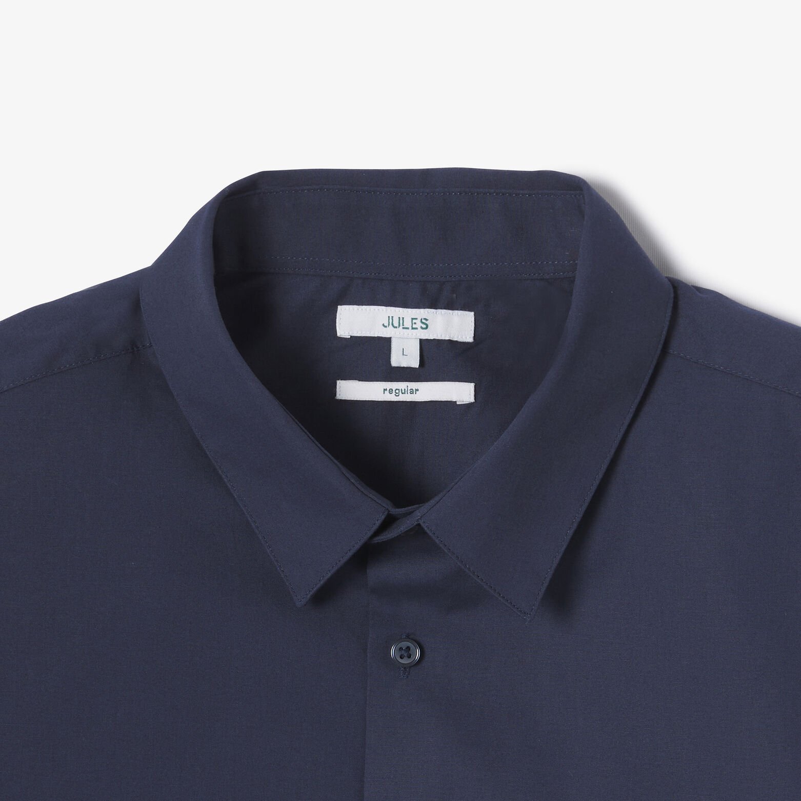 Regular fit effen hemd