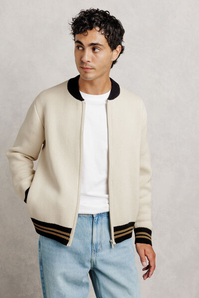 Gilet bomber zipp&eacute;