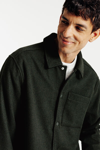 Surchemise avec poche coton