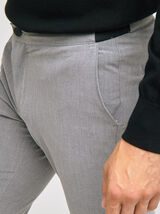 Pantalon chino ceinture élastiquée bi stretch
