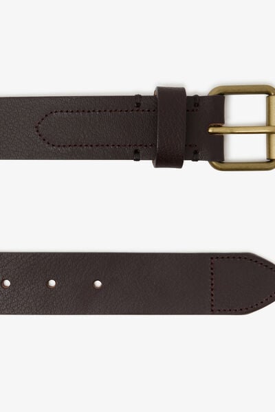 Ceinture cuir rouleau
