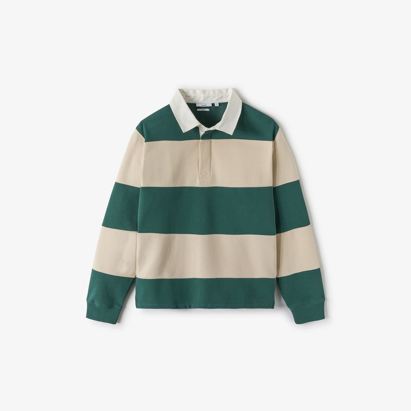 Sweat col polo ray&eacute;