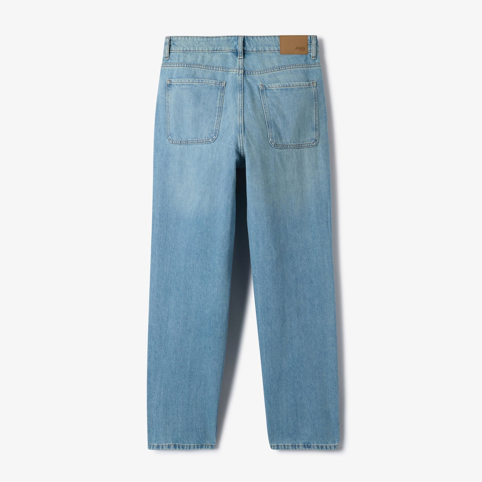 Jean loose RE-JEAN d&eacute;lav&eacute; 100% coton