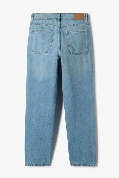 Jean loose RE-JEAN d&eacute;lav&eacute; 100% coton