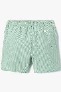Gestreepte zwemshort in seersucker