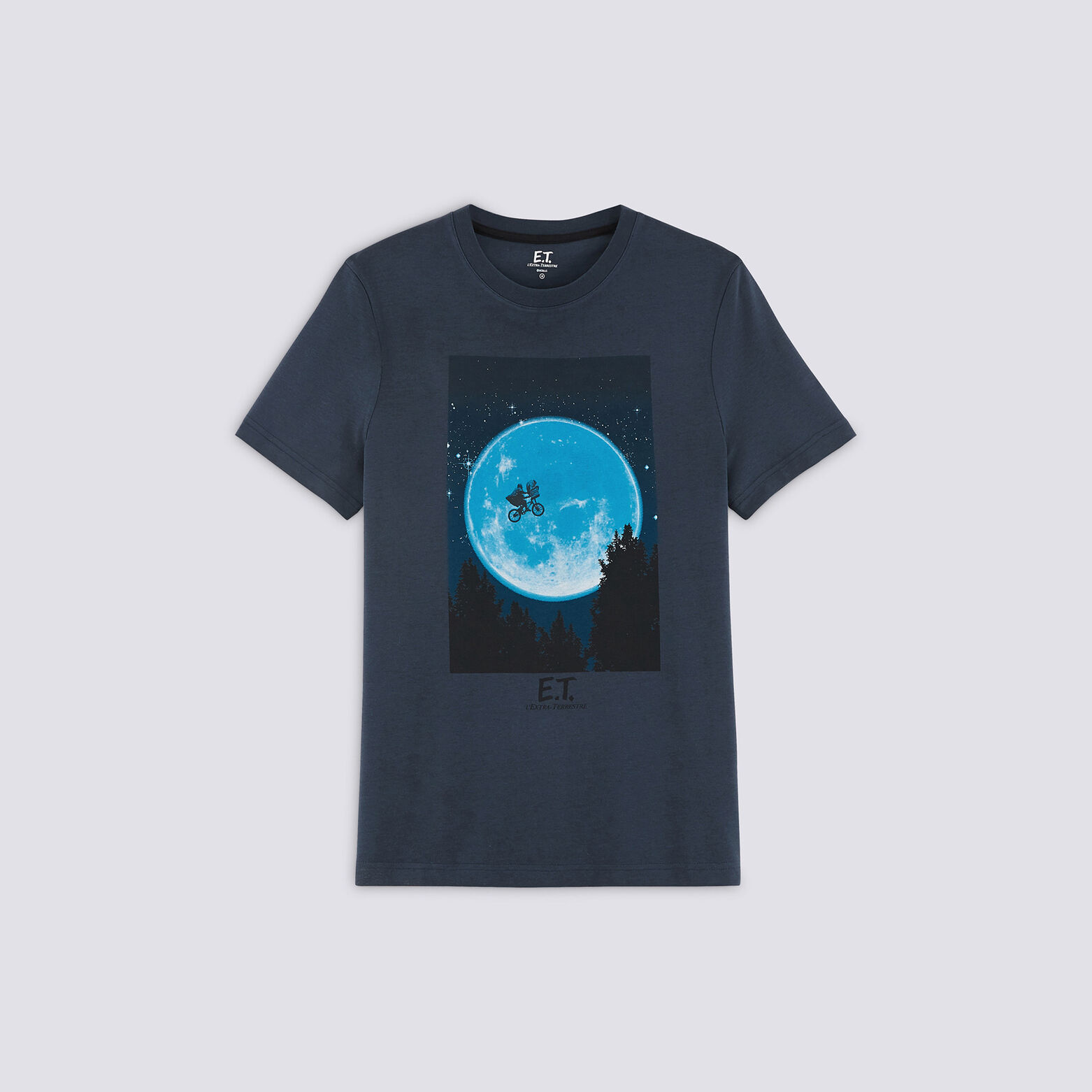 Tee shirt col rond imprimé E.T l'extraterrestre Jules