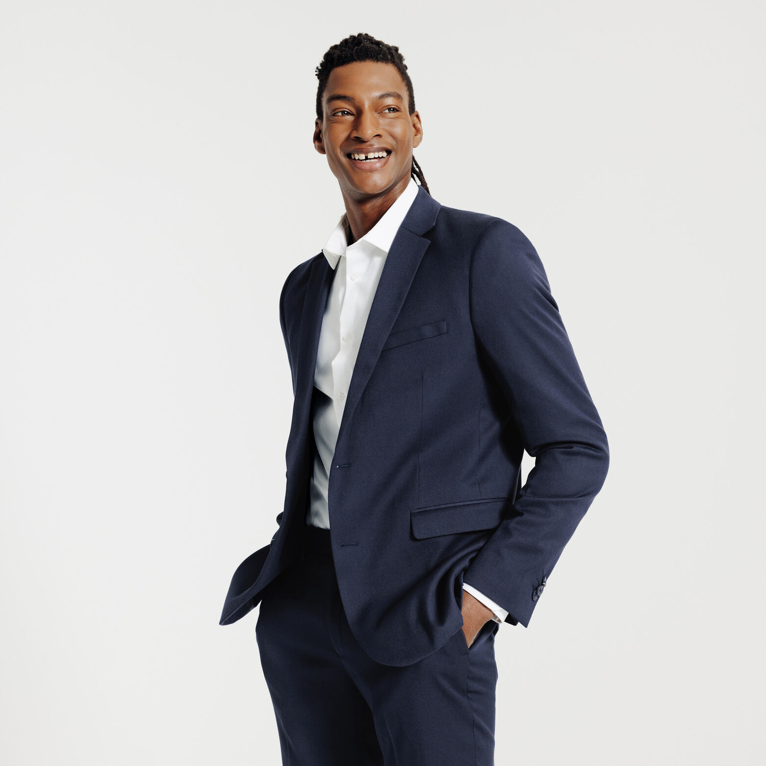 Slim fit kostuumvest