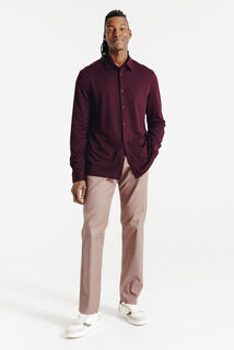 Chemise en maille coton slim